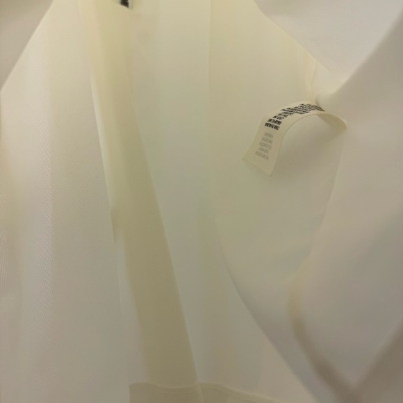 Alice + Olivia James Scoop Neck Body-Con Tank Dress Size 8 Off White NEW - Picture 5 of 12